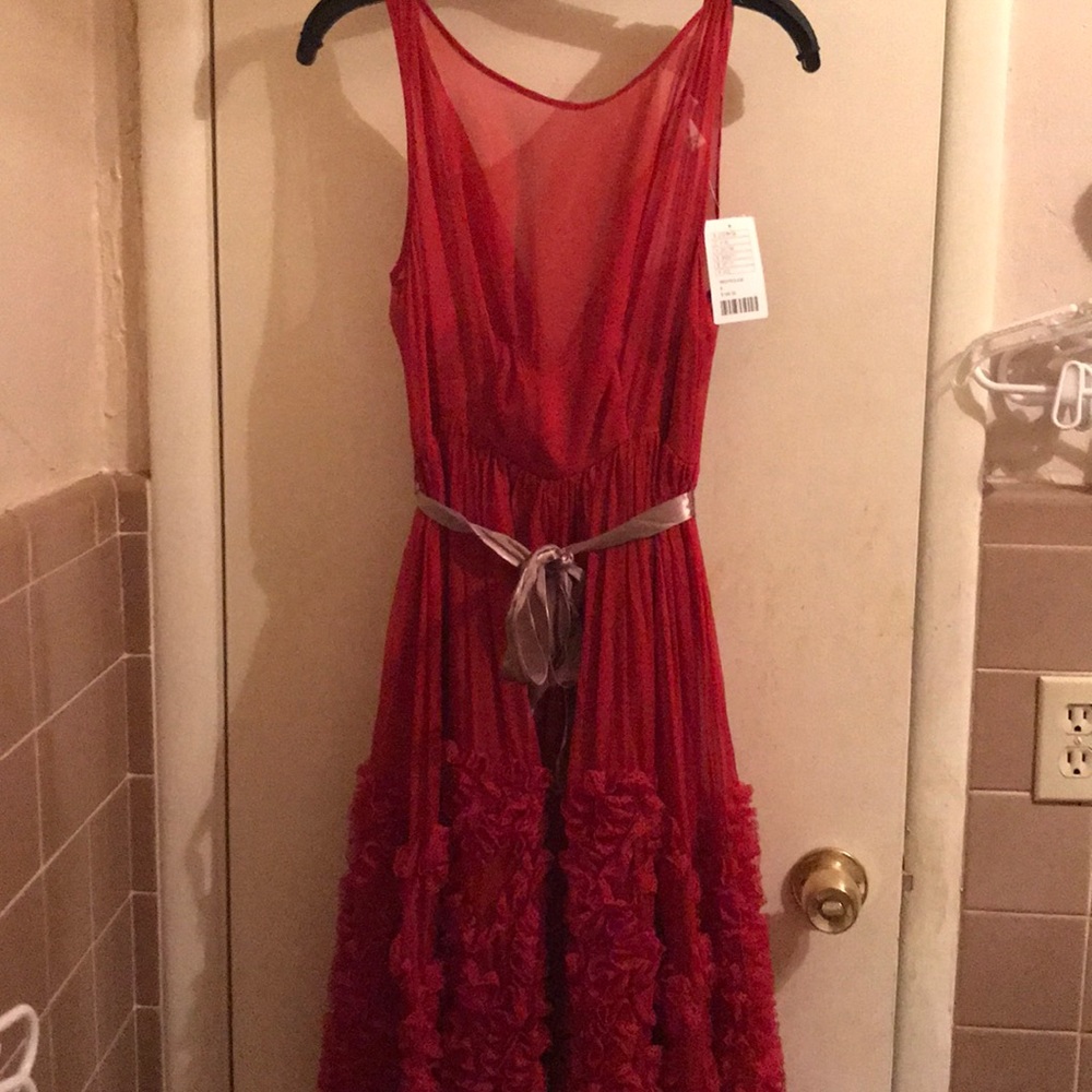 Red dress from Anthropologie. Size 6. NWT